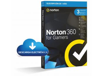 ANTIVIRUS ESD NORTON  360 FOR GAMERS 50GB ES 1 USER 3 DEV